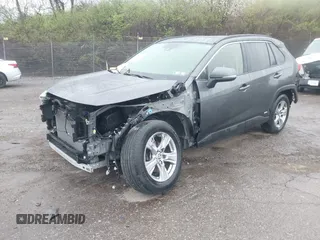 2023 Toyota RAV4 Hybrid XLE with VIN JTMRWRFV5PJ056825, listed as a IAAI auction lot 41912178 with 1 mi miles. Bid and sale history available at carsss.com. Image 2.