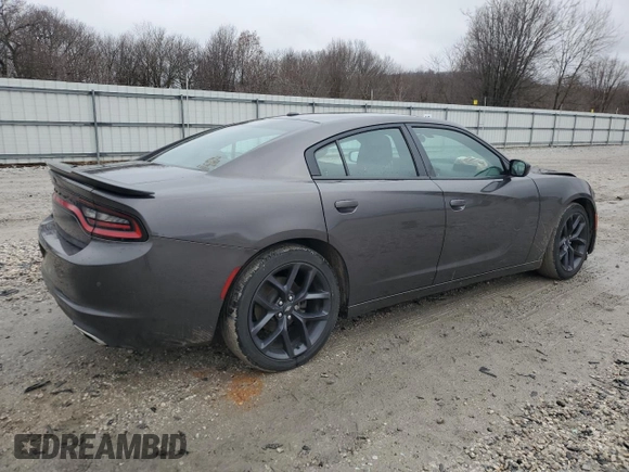 2020 Dodge Charger SXT with VIN 2C3CDXBG9LH117181, listed as a Copart auction lot 44760165 with 53,285 mi miles and Salvage Title. Bid and sale history available at carsss.com. Image 3.