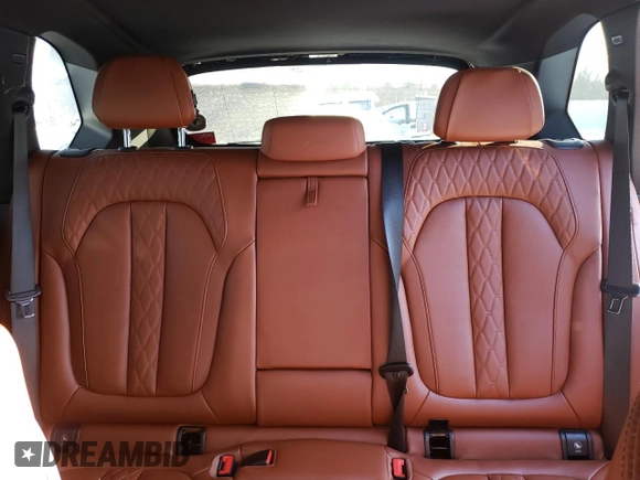 2021 BMW X5 M50i with VIN 5UXJU4C0XM9F65869, listed as a Copart auction lot 41585305 with 41,994 mi miles and Salvage Title. Bid and sale history available at carsss.com. Image 10.