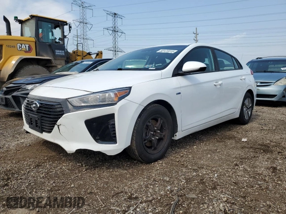2019 Hyundai Ioniq Blue z VIN KMHC65LC3KU173517, wystawiony jako Copart lot #60123015 z przebiegiem 238 627 mil mil oraz Czysty tytuł • Clean title. Historia ofert i sprzedaży dostępna na DreamBid. Obrazek 1.