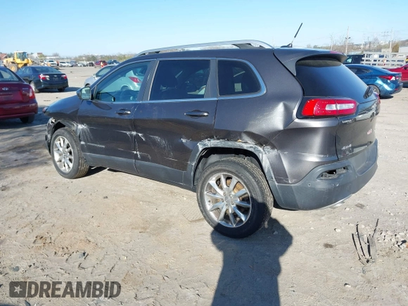 2014 Jeep Cherokee Limited with VIN 1C4PJMDS3EW140238, listed as a IAAI auction lot 41985580 with 145,614 mi miles. Bid and sale history available at carsss.com. Image 3.