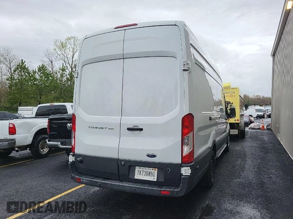 2017 Ford Transit with VIN 1FTYR3XM6HKA25908, listed as a IAAI auction lot 41990208 with 160,070 mi miles. Bid and sale history available at carsss.com. Image 1.
