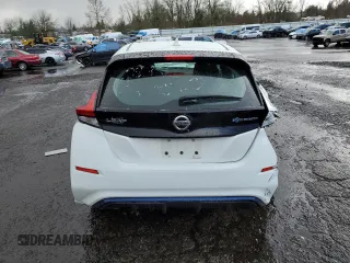 2018 Nissan LEAF S with VIN 1N4AZ1CP4JC311722, listed as a Copart auction lot 49008215 with 61,754 mi miles and Salvage Title. Bid and sale history available at DreamBid. Image 6.