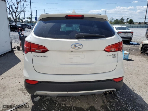 2014 Hyundai Santa Fe Sport Premium with VIN 5XYZUDLA6EG156567, listed as a Copart auction lot 50737645 with 118,736 mi miles and Salvage Title. Bid and sale history available at carsss.com. Image 6.