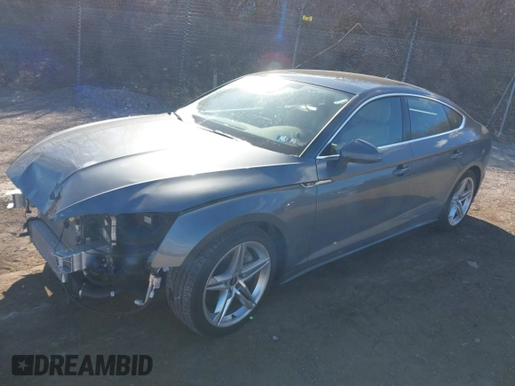 2021 Audi A5 Sportback S line Premium Plus with VIN WAUFACF52MA047877, listed as a IAAI auction lot 41643604 with 34,912 mi miles. Bid and sale history available at carsss.com. Image 18.