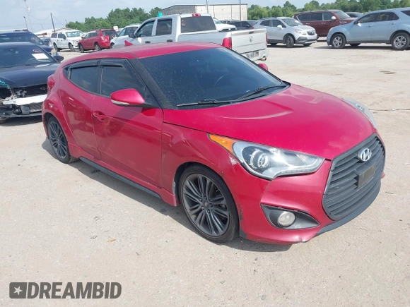 2016 Hyundai Veloster Turbo with VIN KMHTC6AE2GU284229, listed as a IAAI auction lot 42770574 with 103,784 mi miles and . Bid and sale history available at DreamBid. Image 1.