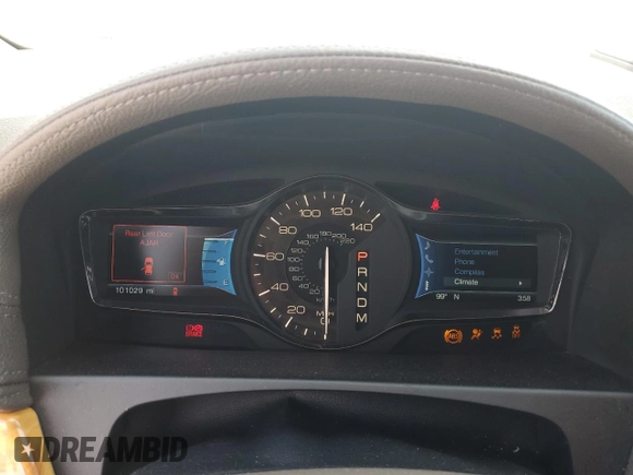 2012 Lincoln MKX with VIN 2LMDJ6JK9CBL11706, listed as a Copart auction lot 51258395 with 101,029 mi miles and Salvage Title. Bid and sale history available at carsss.com. Image 9.