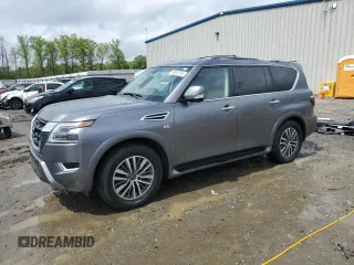 2022 Nissan Armada SL with VIN JN8AY2BD4N9678217, listed as a Copart auction lot 50697584 with 12,711 mi miles. Bid and sale history available at carsss.com. Image 1.