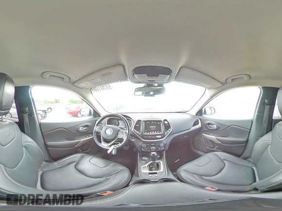 2018 Jeep Cherokee Limited with VIN 1C4PJMDX9JD555520, listed as a Copart auction lot 56381665 with 136,534 mi miles and Salvage title. Bid and sale history available at DreamBid. Image 16.