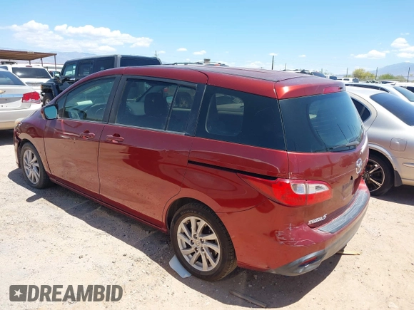 2012 Mazda 5 Sport with VIN JM1CW2BL4C0132956, listed as a IAAI auction lot 42087030 with 158,775 mi miles and . Bid and sale history available at DreamBid. Image 3.