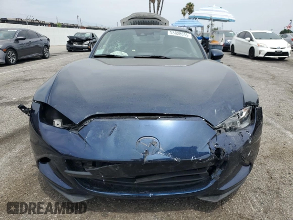 2021 Mazda MX-5 Miata Grand Touring with VIN JM1NDAM70M0460532, listed as a Copart auction lot 58828045 with 70,269 mi miles and Salvage title. Bid and sale history available at DreamBid. Image 5.