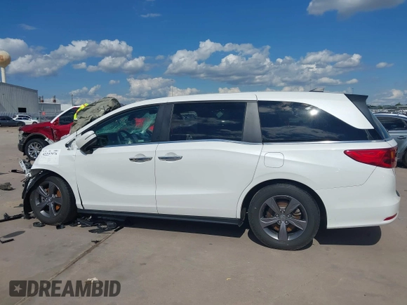 2022 Honda Odyssey EX with VIN 5FNRL6H56NB053487, listed as a IAAI auction lot 42237976 with Not provided miles and . Bid and sale history available at DreamBid. Image 14.
