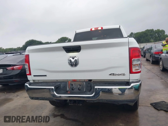 2024 Ram 2500 Big Horn with VIN 3C6UR5DL8RG303908, listed as a IAAI auction lot 42178503 with 53,838 mi miles. Bid and sale history available at carsss.com. Image 16.