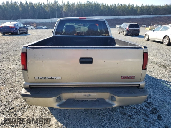 1999 GMC Sonoma SLS with VIN 1GTCS19X5X8516220, listed as a Copart auction lot 42580125 with 0 mi miles and Salvage Title. Bid and sale history available at carsss.com. Image 6.