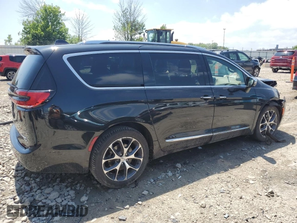 2021 Chrysler Pacifica Limited z VIN 2C4RC3GG3MR581931, wystawiony jako Copart lot #59313964 z przebiegiem 17 mil mil oraz Szkoda całkowita • Salvage title. Historia ofert i sprzedaży dostępna na DreamBid. Obrazek 3.