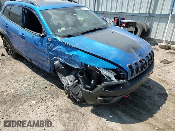 2018 Jeep Cherokee Trailhawk z VIN 1C4PJMBX0JD562021, wystawiony jako Copart lot #59136885 z przebiegiem 122 792 mil mil oraz Szkoda całkowita • Salvage title. Historia ofert i sprzedaży dostępna na DreamBid. Obrazek 14.
