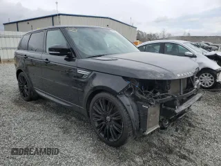 2016 Land Rover Range Rover Sport V6 HSE with VIN SALWR2PFXGA119256, listed as a Copart auction lot 47309665 with 70,748 mi miles and Salvage Title. Bid and sale history available at carsss.com. Image 4.