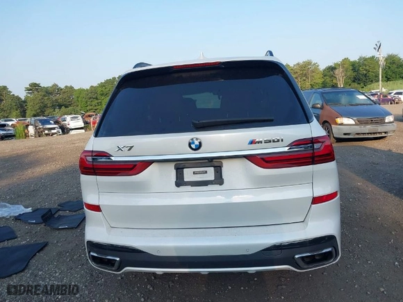 2019 BMW X7 xDrive50i with VIN 5UXCX4C53KLB40280, listed as a IAAI auction lot 39936228 with 1 mi miles. Bid and sale history available at carsss.com. Image 16.