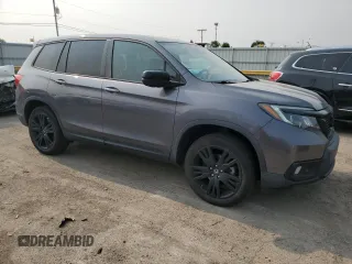 2020 Honda Passport Sport with VIN 5FNYF8H29LB014989, listed as a Copart auction lot 58709715 with 55,230 mi miles and Salvage title. Bid and sale history available at DreamBid. Image 4.
