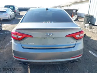 2015 Hyundai Sonata 2.4L Sport with VIN 5NPE34AF1FH142957, listed as a IAAI auction lot 41381762 with 143,597 mi miles. Bid and sale history available at carsss.com. Image 16.