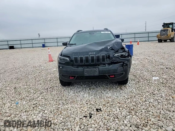2021 Jeep Cherokee Trailhawk with VIN 1C4PJMBX5MD123854, listed as a Copart auction lot 45891165 with 98,964 mi miles and Salvage title. Bid and sale history available at DreamBid. Image 11.