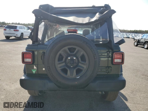 2022 Jeep Wrangler Unlimited Willys with VIN 1C4HJXDN6NW245016, listed as a Copart auction lot 51582925 with 3,029 mi miles and Salvage title. Bid and sale history available at DreamBid. Image 6.