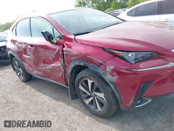 2020 Lexus NX 300 with VIN JTJGARDZ7L5013597, listed as a IAAI auction lot 42286012 with 31,208 mi miles and . Bid and sale history available at DreamBid. Image 6.