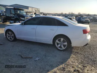2012 Audi A6 3.0T Premium Plus with VIN WAUGGAFC8CN054409, listed as a Copart auction lot 42259365 with 165,115 mi miles and Salvage Title. Bid and sale history available at carsss.com. Image 2.