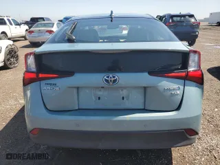 2021 Toyota Prius L Eco with VIN JTDKAMFU8M3143970, listed as a Copart auction lot 50062435 with 49,153 mi miles and Salvage Title. Bid and sale history available at carsss.com. Image 6.