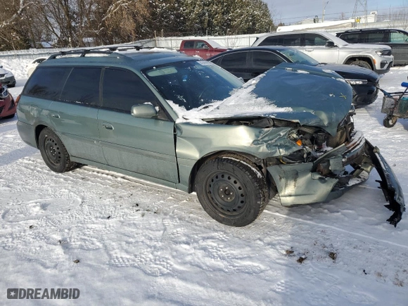 2004 Subaru Legacy Wagon (Natl) L with VIN 4S3BH625846302698, listed as a Copart auction lot 41444445 with 0 mi miles and Salvage Title. Bid and sale history available at carsss.com. Image 4.