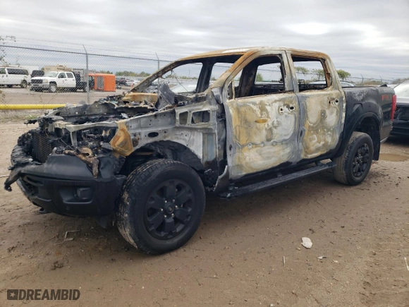 2020 Ford Ranger XL with VIN 1FTER4FHXLLA41772, listed as a Copart auction lot 83707654 with 0 mi miles and Non Repairable. Bid and sale history available at carsss.com. Image 1.