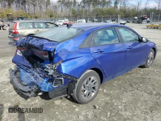 2024 Hyundai Elantra SEL with VIN KMHLM4DG4RU658809, listed as a Copart auction lot 45573425 with 20,551 mi miles and Salvage Title. Bid and sale history available at carsss.com. Image 3.