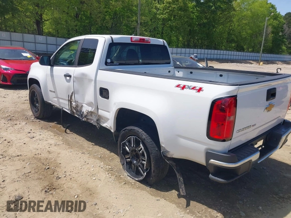 2020 Chevrolet Colorado 4WD Work Truck with VIN 1GCHTBEN6L1242736, listed as a IAAI auction lot 42062267 with 52,191 mi miles and . Bid and sale history available at DreamBid. Image 3.