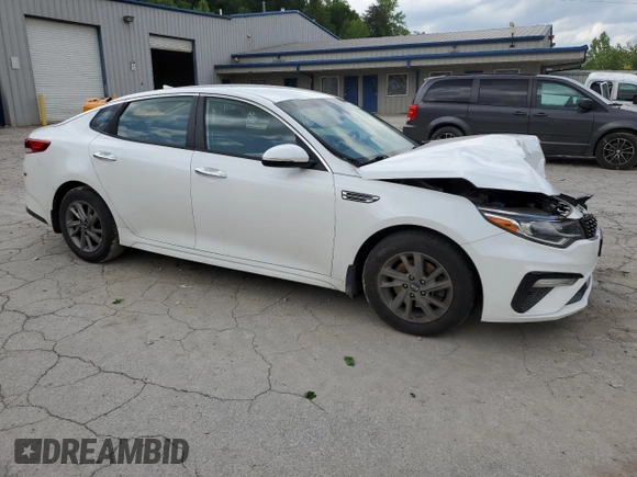 2019 Kia Optima LX with VIN 5XXGT4L34KG311998, listed as a Copart auction lot 56686955 with 135,484 mi miles and Salvage title. Bid and sale history available at DreamBid. Image 4.