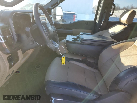 2023 Ford F-350 with VIN 1FT8W3DNXPED56896, listed as a Copart auction lot 84496734 with 21,367 mi miles and Clean title. Bid and sale history available at DreamBid. Image 7.