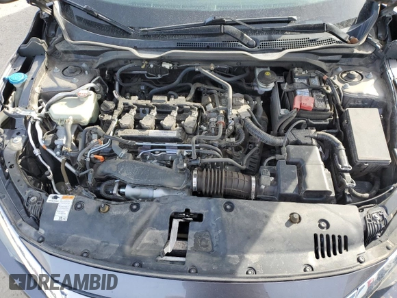 2017 Honda Civic EX-T with VIN 19XFC1E39HE025783, listed as a Copart auction lot 88150445 with 73,523 mi miles and Salvage Title. Bid and sale history available at DreamBid. Image 11.