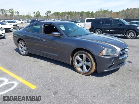 2014 Dodge Charger SE with VIN 2C3CDXBG0EH216023, listed as a IAAI auction lot 41827307 with 243,107 mi miles. Bid and sale history available at carsss.com. Image 1.