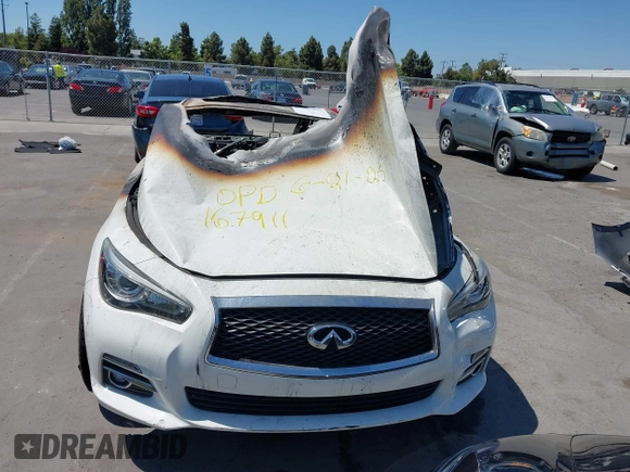 2017 Infiniti Q50 Premium with VIN JN1EV7AP6HM744026, listed as a IAAI auction lot 42599082 with Not provided miles and . Bid and sale history available at DreamBid. Image 11.