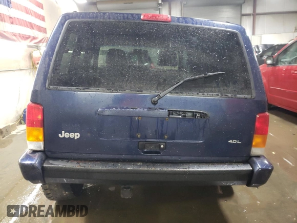 1997 Jeep Cherokee Country with VIN 1J4FJ78S0VL592781, listed as a Copart auction lot 83209464 with 287,206 mi miles and Salvage Title. Bid and sale history available at carsss.com. Image 6.