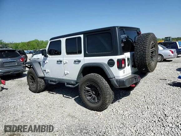 2022 Jeep Wrangler Unlimited Rubicon z VIN 1C4HJXFN2NW212592, wystawiony jako Copart lot #53071895 z przebiegiem 49 986 mil mil oraz Szkoda całkowita • Salvage title. Historia ofert i sprzedaży dostępna na DreamBid. Obrazek 11.