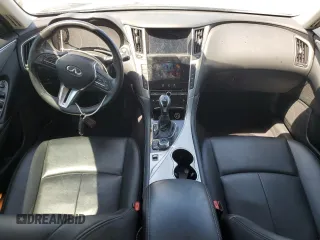 2021 Infiniti Q50 3.0t LUXE with VIN JN1EV7BP4MM704889, listed as a Copart auction lot 52420905 with 43,616 mi miles and Non Repairable. Bid and sale history available at carsss.com. Image 8.