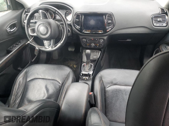 2018 Jeep Compass Limited with VIN 3C4NJDCB2JT263067, listed as a Copart auction lot 52626665 with 51,567 mi miles and Salvage Title. Bid and sale history available at DreamBid. Image 8.