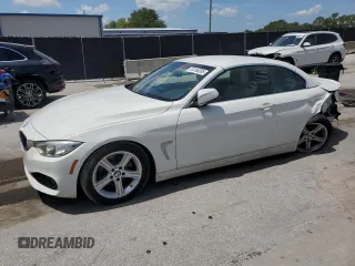 2015 BMW 4 Series 428i z VIN WBA3V5C51FP752869, wystawiony jako Copart lot #64166285 z przebiegiem 83 616 mil mil oraz Szkoda całkowita • Salvage title. Historia ofert i sprzedaży dostępna na DreamBid. Obrazek 1.