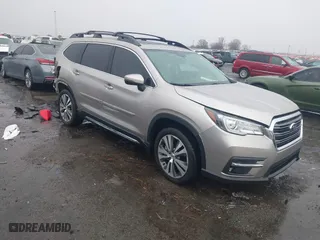 2020 Subaru Ascent Limited with VIN 4S4WMAPDXL3439590, listed as a IAAI auction lot 41680829 with 81,366 mi miles. Bid and sale history available at carsss.com. Image 1.