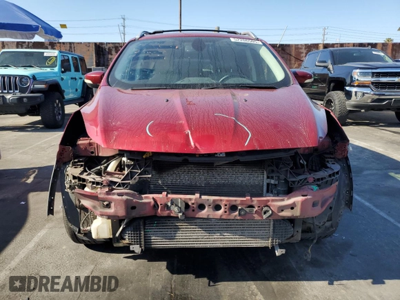 2015 Ford Escape Titanium with VIN 1FMCU9J99FUC82817, listed as a Copart auction lot 52206505 with 129,840 mi miles and Salvage Title. Bid and sale history available at carsss.com. Image 5.