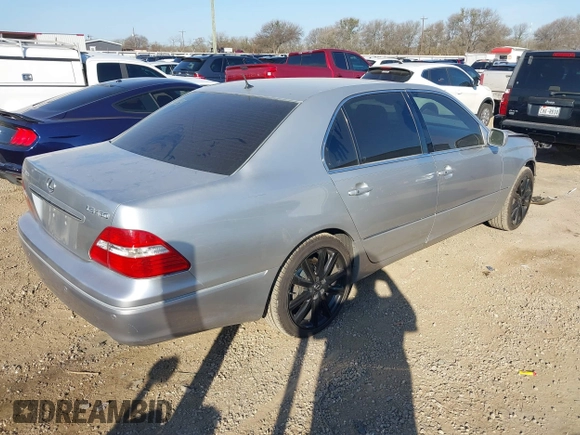 2005 Lexus LS 430 z VIN JTHBN36F850176453, wystawiony jako IAAI lot #41680395 z przebiegiem 136 288 mil mil oraz . Historia ofert i sprzedaży dostępna na DreamBid. Obrazek 4.