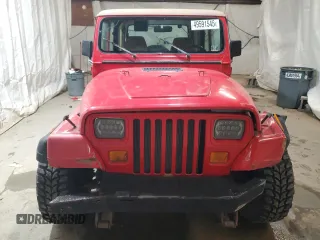 1995 Jeep Wrangler with VIN 1J4FY29S1SP246885, listed as a Copart auction lot 49591545 with 221,814 mi miles and Salvage Title. Bid and sale history available at carsss.com. Image 5.