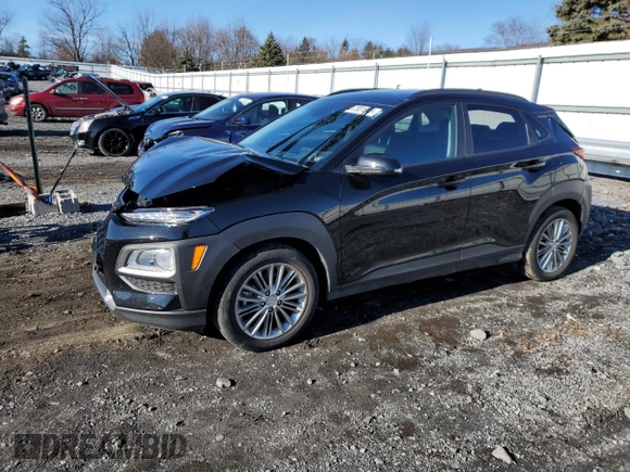 2020 Hyundai Kona SEL Plus with VIN KM8K6CAA3LU522145, listed as a Copart auction lot 37301643 with 34,350 mi miles. Bid and sale history available at carsss.com. Image 1.
