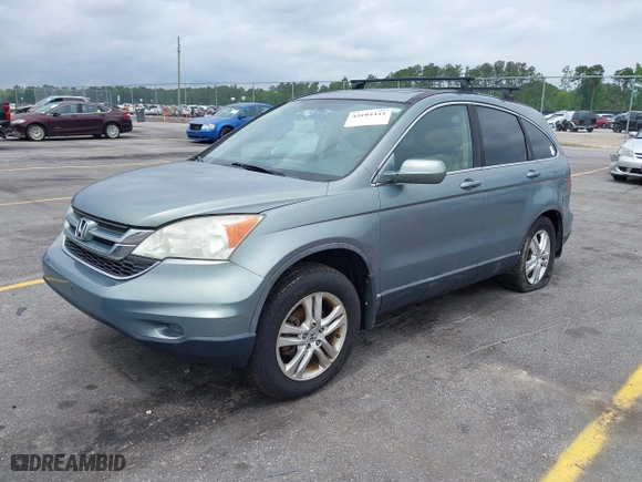 2010 Honda CR-V EX-L with VIN 5J6RE4H76AL054012, listed as a IAAI auction lot 42104441 with 180,089 mi miles. Bid and sale history available at carsss.com. Image 2.