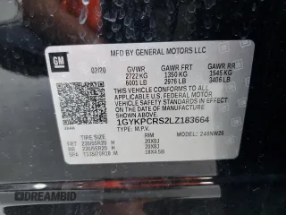 2020 Cadillac XT6 FWD Premium Luxury with VIN 1GYKPCRS2LZ183664, listed as a Copart auction lot 74754244 with 42,532 mi miles and Salvage Title. Bid and sale history available at carsss.com. Image 13.